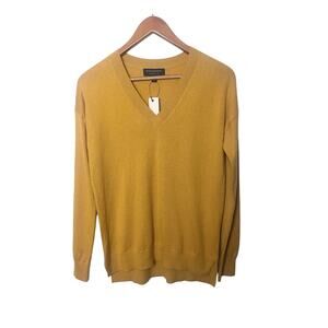 Banana Republic Women’s Cashmere Blend Sweater Premium Luxe Yarn V-Neck Sz XS